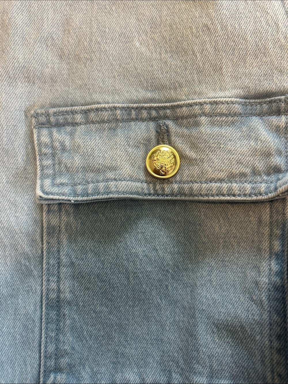 Free Assembly Cropped Denim Jacket - Picture 5 of 6